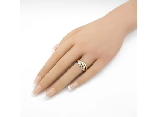Anillo Trinity de Cartier en oro amarillo Dorado 