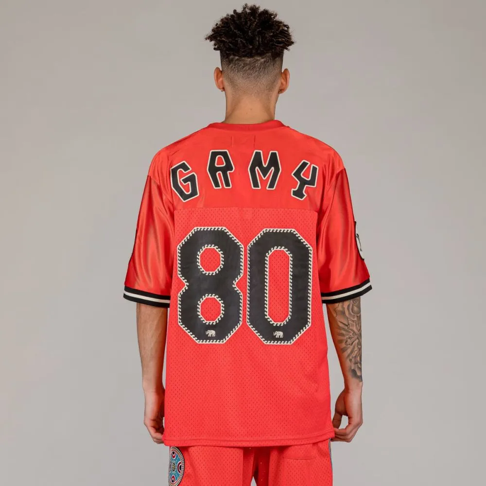CAMISETA GRIMEY THE CLOUT MESH FOOTBALL - RED | Spring 23