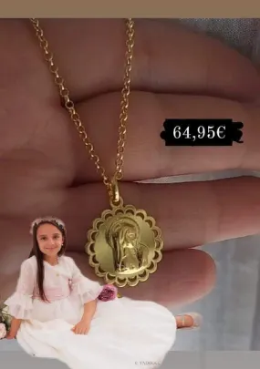 Colgante virgen María