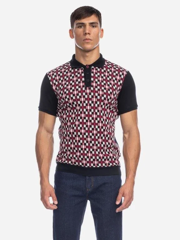 Polo Enzio GOTS Rumba/Negro