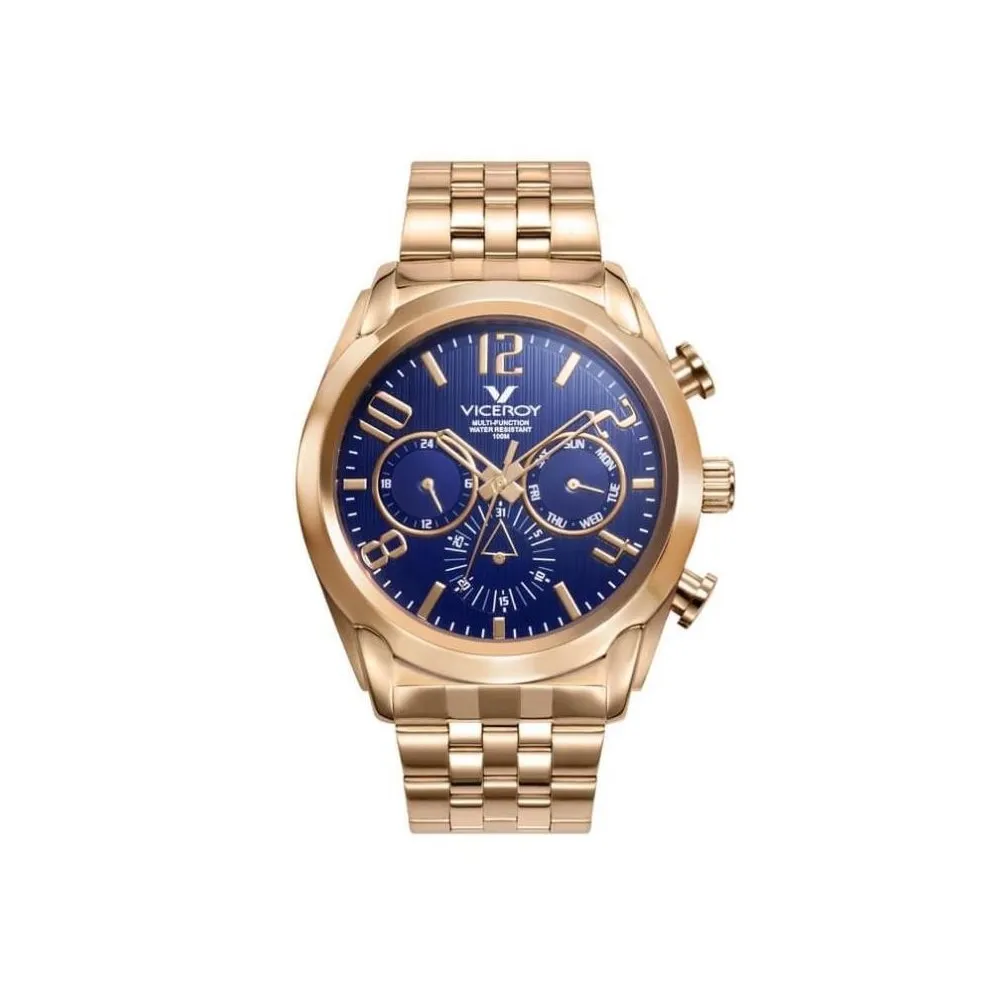 Reloj Viceroy de Hombre Brazalete de acero e ip dorado  