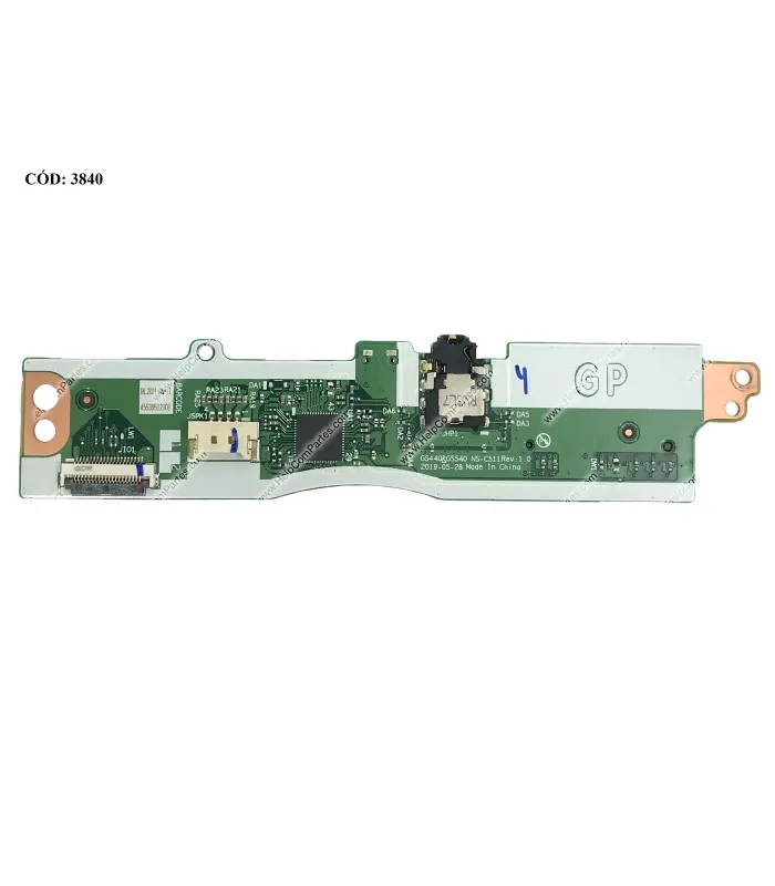 USB BD I/O NO/CABLE W/CARD READER LENOVO S145-14API V14-ADA V14-ARE V14-IIL V14-IGL 5C50S24986 ORIG.