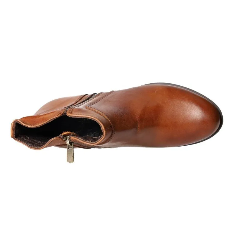 W332-7434 BOTINES DE PIEL color TABACO
